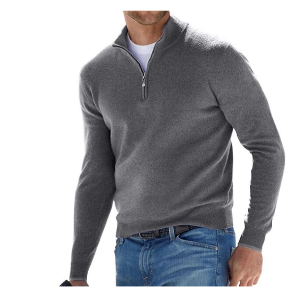 Suéter Masculino Con Cremallera