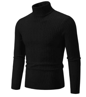 Suéter Masculino de Cuello Alto