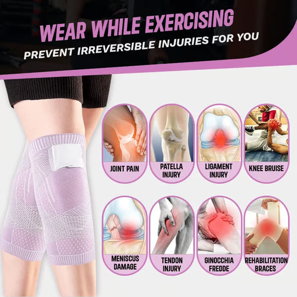 Knee Compression Sleeve - Best Knee Brace BUY 2 SAVE MORE